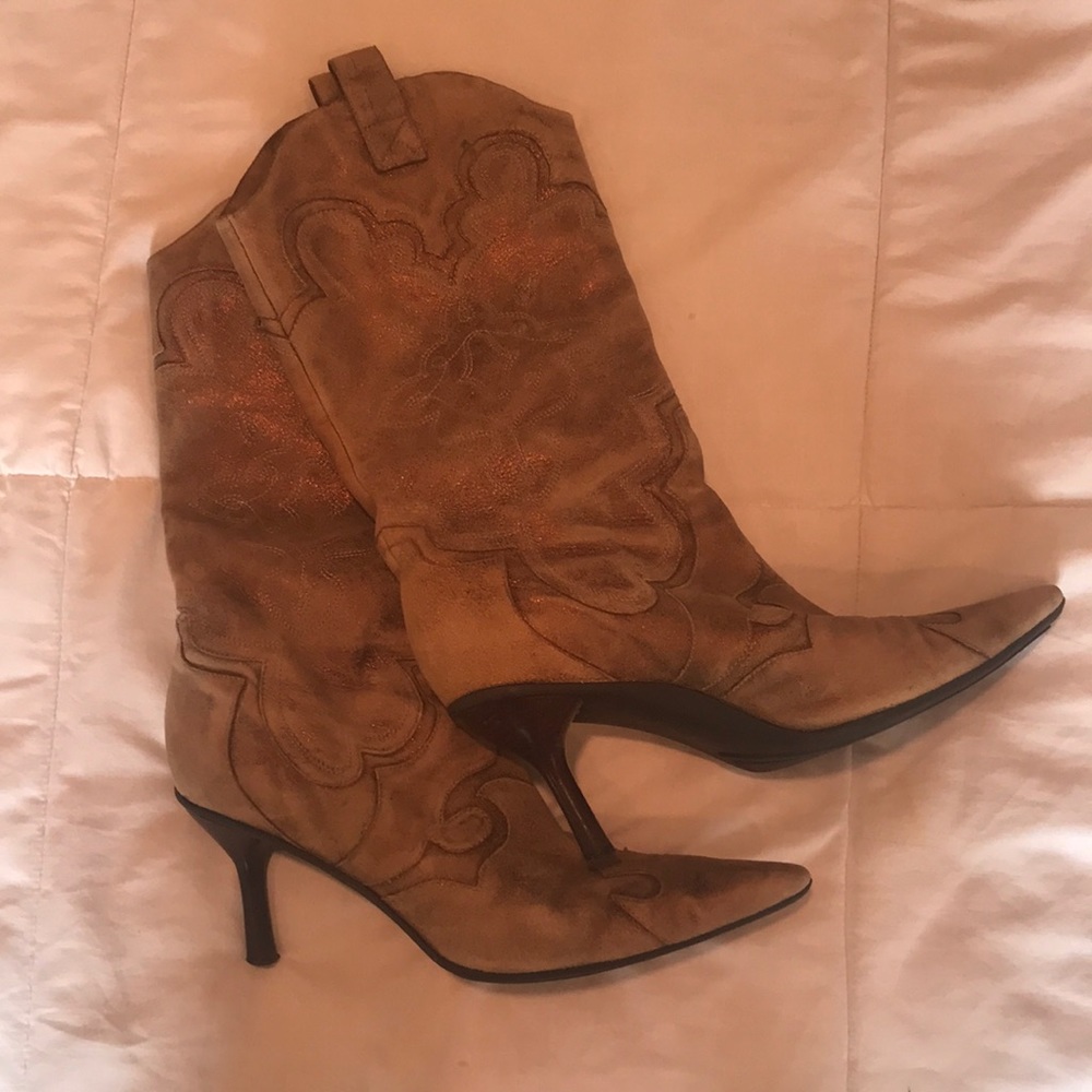 Stylish healed cowboy Boots